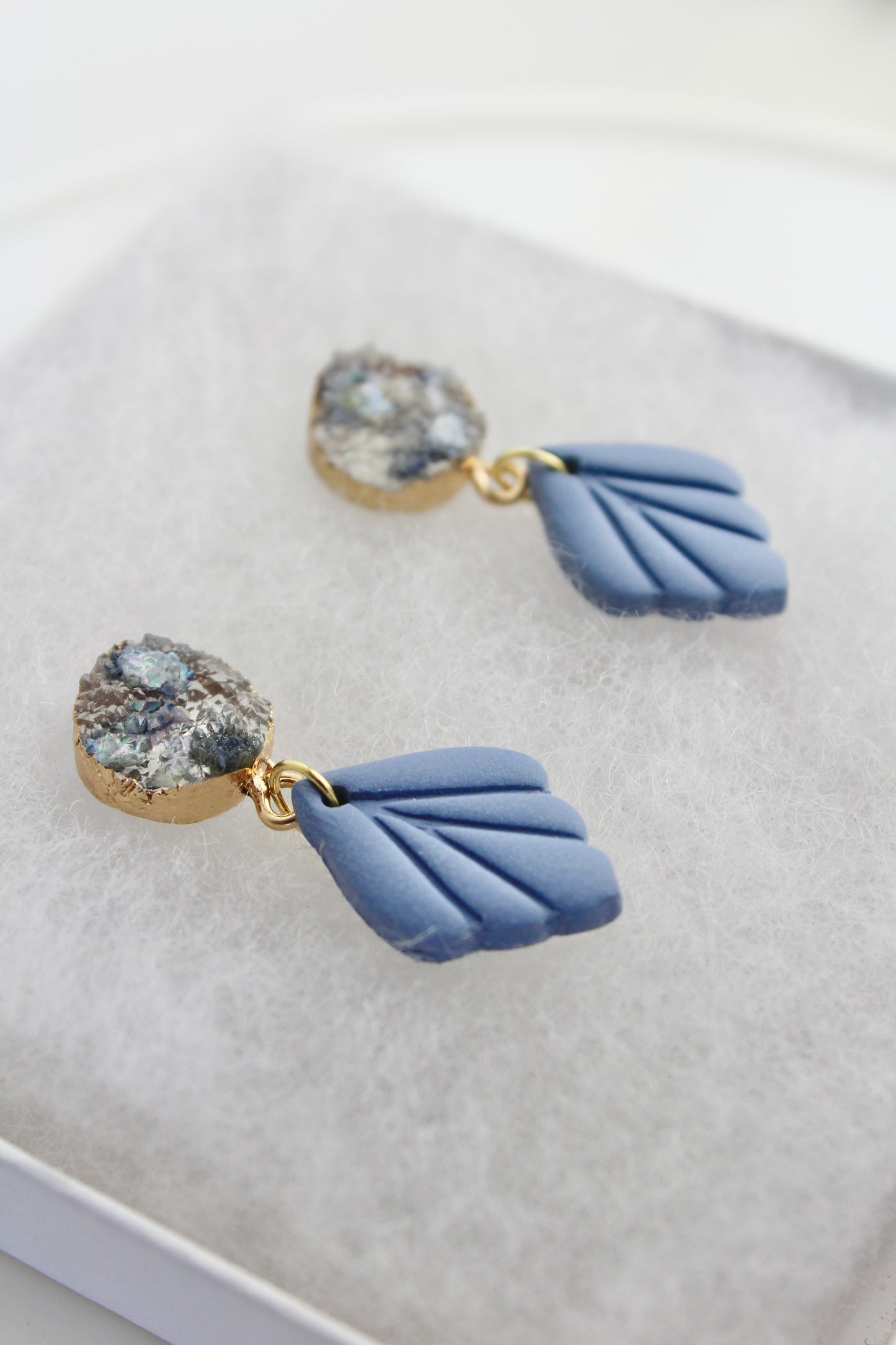 Crystal Blue Dangles