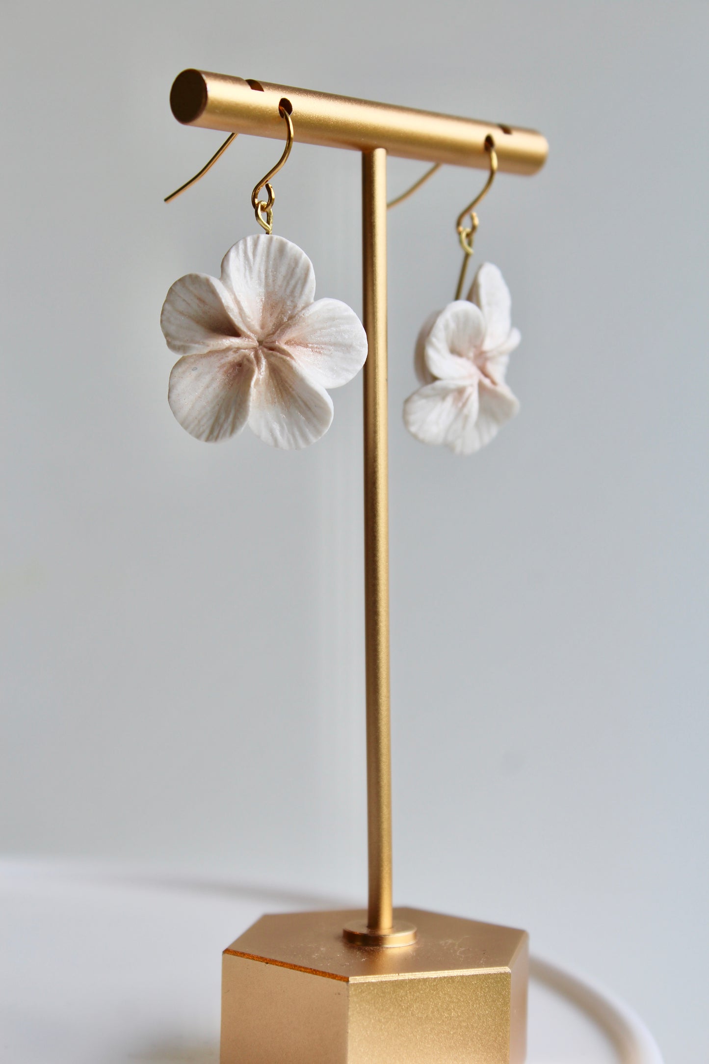 White/Soft Pink Dangles