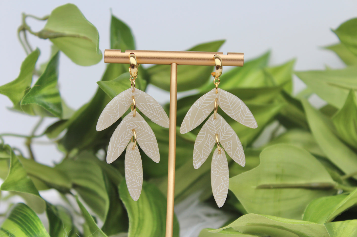 Translucent Leaf Dangles